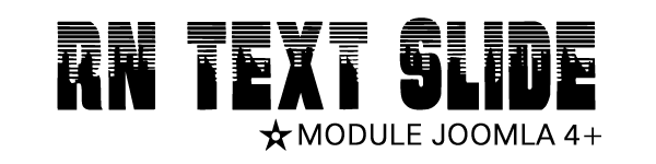 Модуль RN Text Slide для Joomla 4+