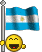 Смайлик флаг Аргентина