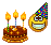 смайлик торт день рождения