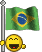 Смайлик флаг Бразилия